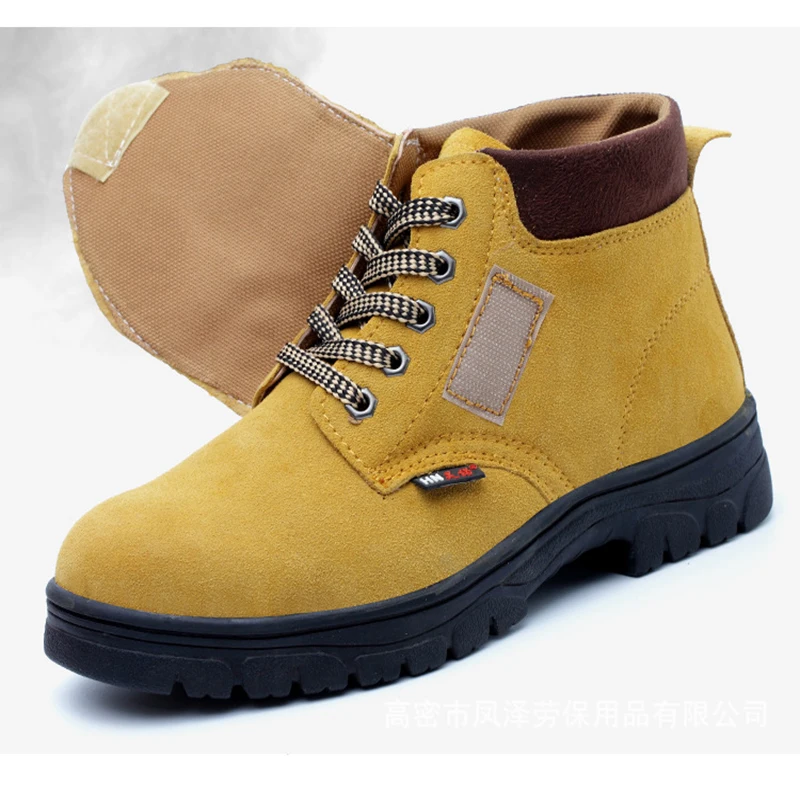 Обувь для страхования труда Мужская Рабочая обувь с защитой от ударов и дышащая