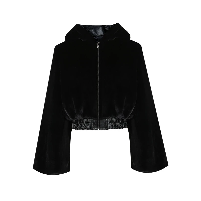 Элегантная Сексуальная подкладка из шерсти для женщин зимняя | Женская одежда