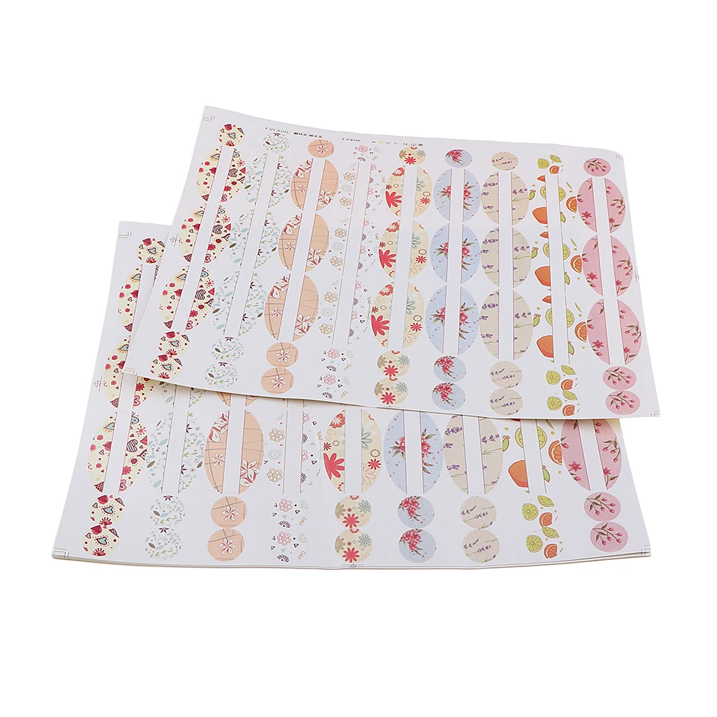 

10Pcs Colorful Waterproof Oil-Proof Essential Oil Bottle Stickers Labels Set