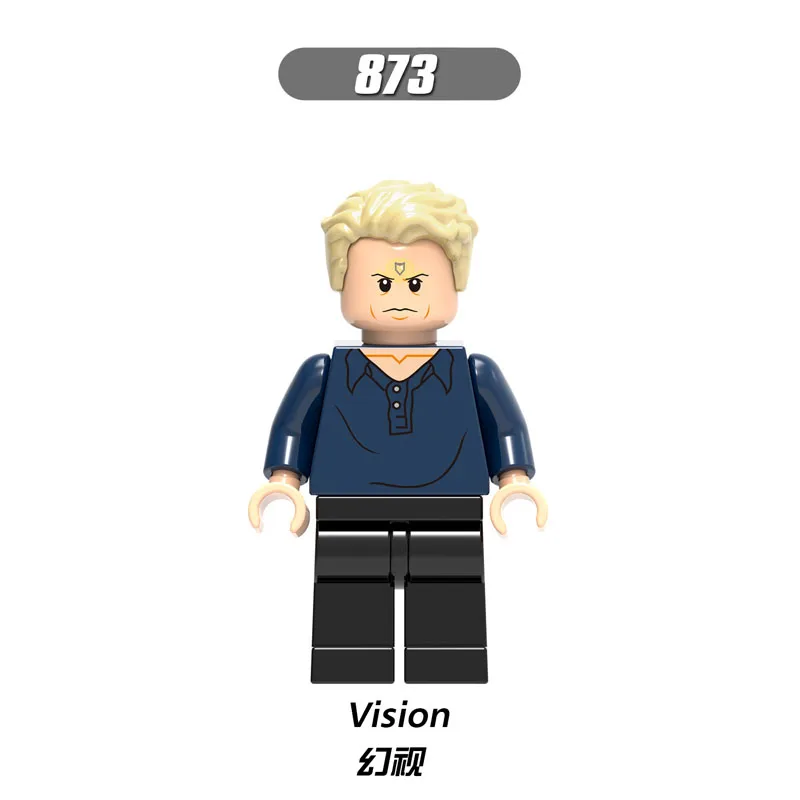 Одна продажа строительных блоков Супер Герои танос коллекционер стархок Капитан