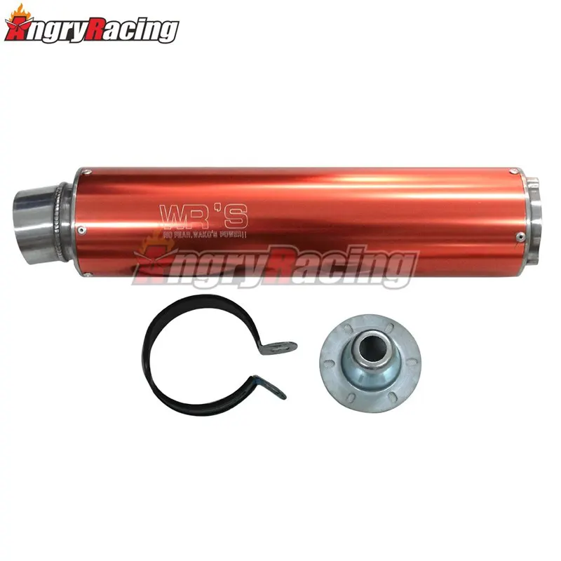 Алюминиевый глушитель выхлопной трубы мотоцикла с глушителем для CB250 CBR250 CB400 CBR400