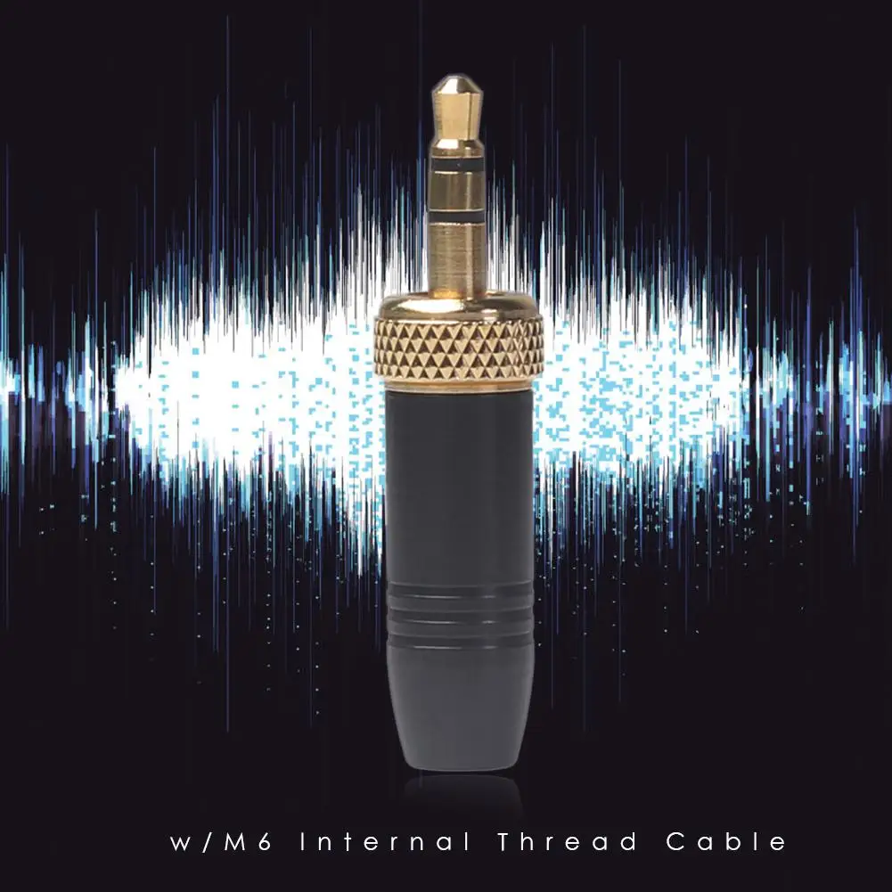 Петличный микрофон на лацкане 3 5 мм аудиоразъем с кабелем внутренней резьбой