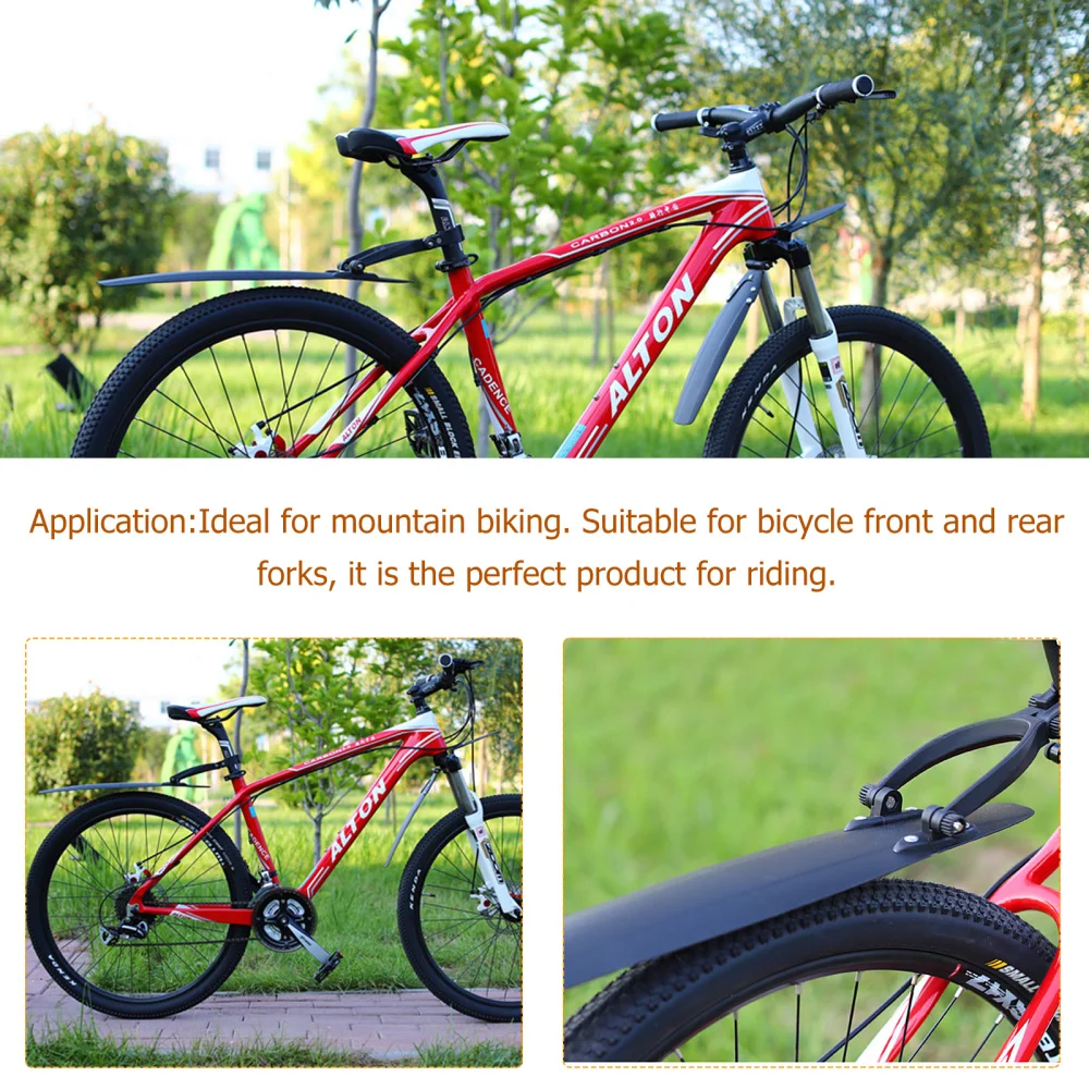 

1 Set of Mud Guards Bike Front Mud Guard Rear Mud Guard