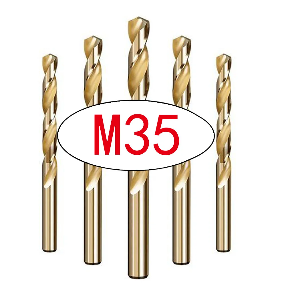 1 шт. M35 HSS кобальтовые сверла для металла/деревообработки/стали прямой хвостовик 0