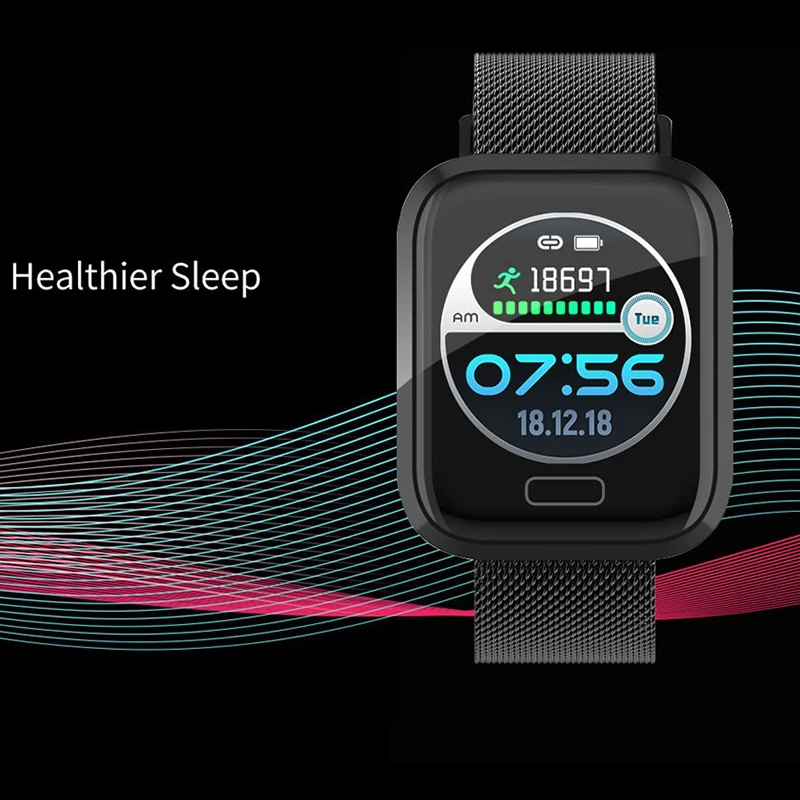 

YH3 Smartwatch Bluetooth Smart Bracelet Heart Rate Fitness Monitor Blood Pressure IP67 Waterproof Wristband For Andriod,IOS