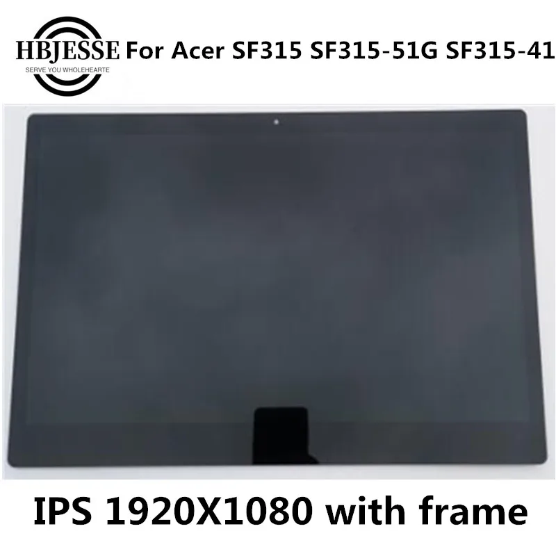 Оригинальный 15 6-дюймовый FHD 1920X1080 IPS для Acer SF315 SF315-51G SF315-41 ЖК-экран + стеклянный
