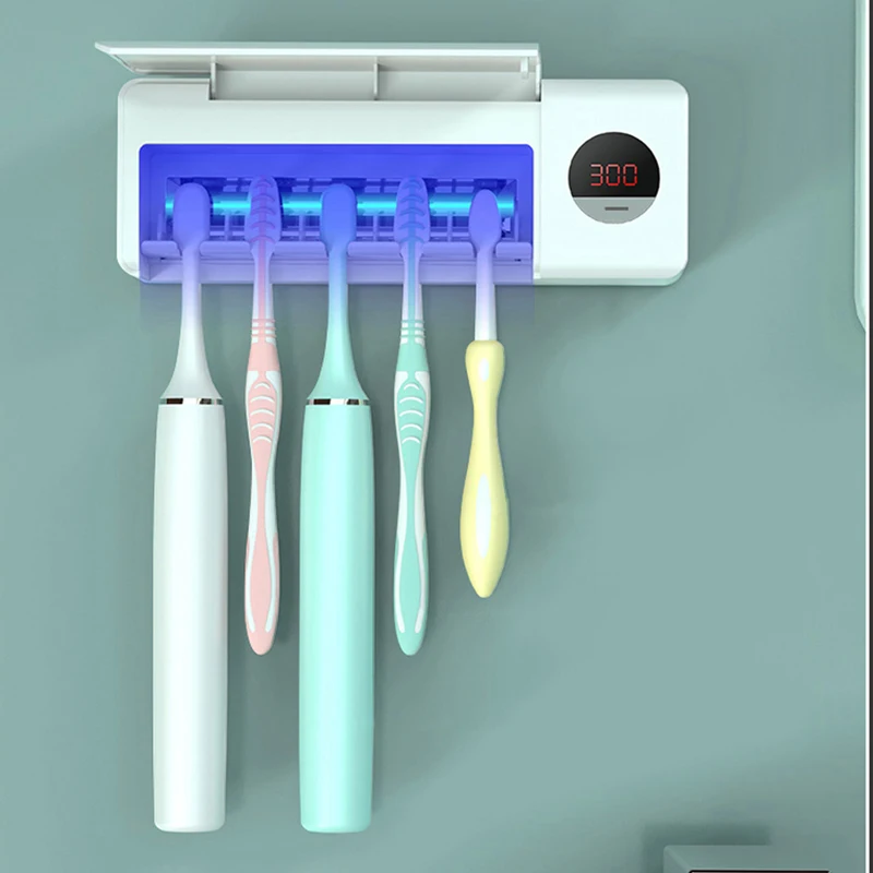 УФ стерилизатор зубных щеток висит ультрафиолетового электрическая зубная