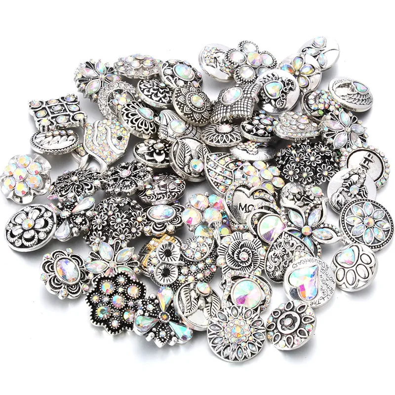 10 шт./лот новые пуговицы-застежки ювелирные изделия смешанного стиля полимерные