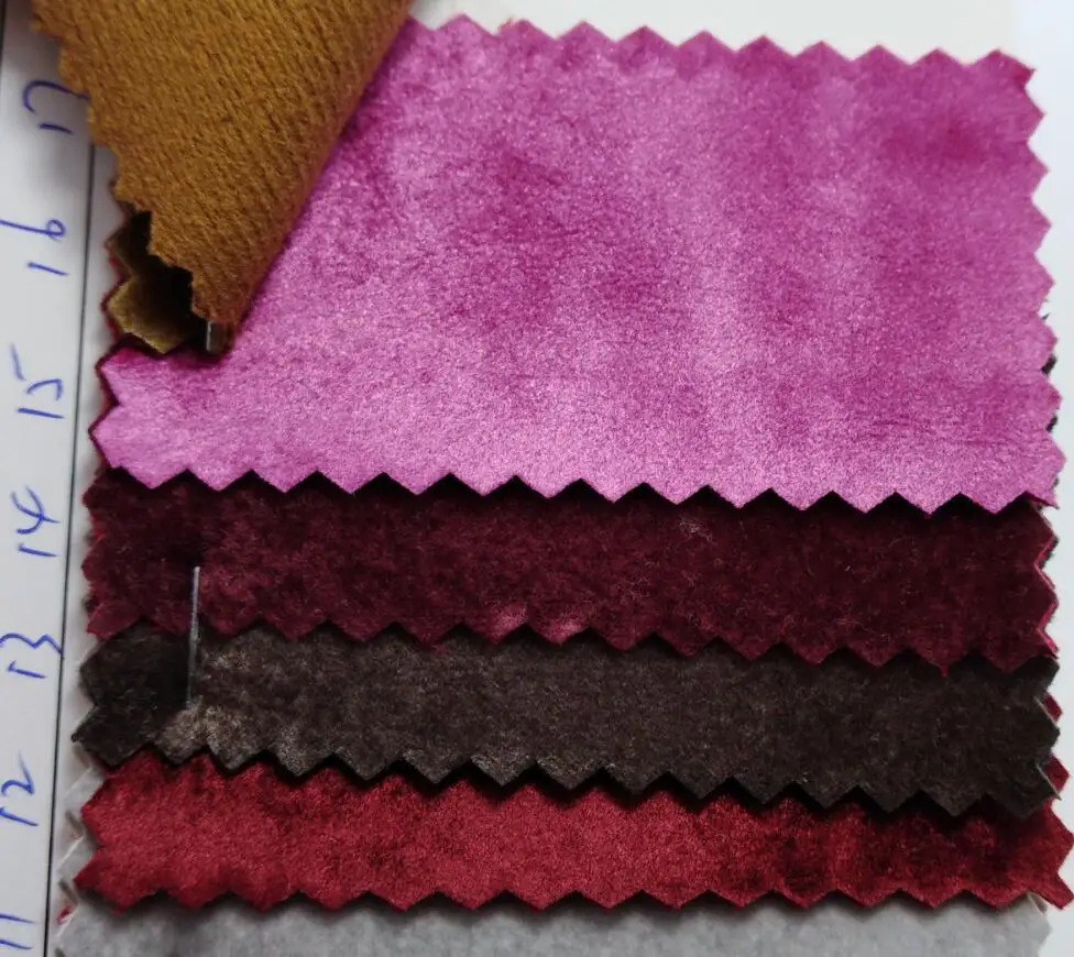 Бархатная Синтетическая кожаная ткань для сделай сам аксессуары изготовления