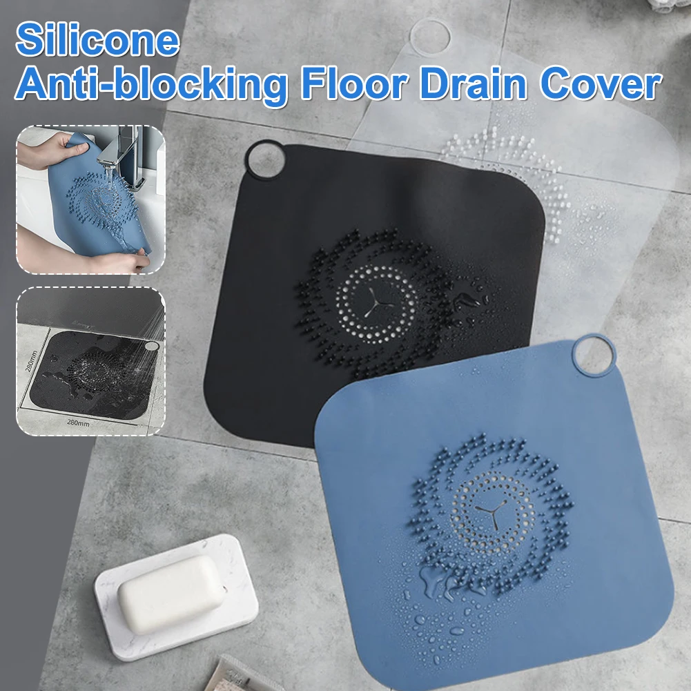 

Silicone Sink Drain Strainer Durable Anti-Clogging Sink Filter Hair Catcher Floor Drain Cover Kitchen Bathroom Accessories