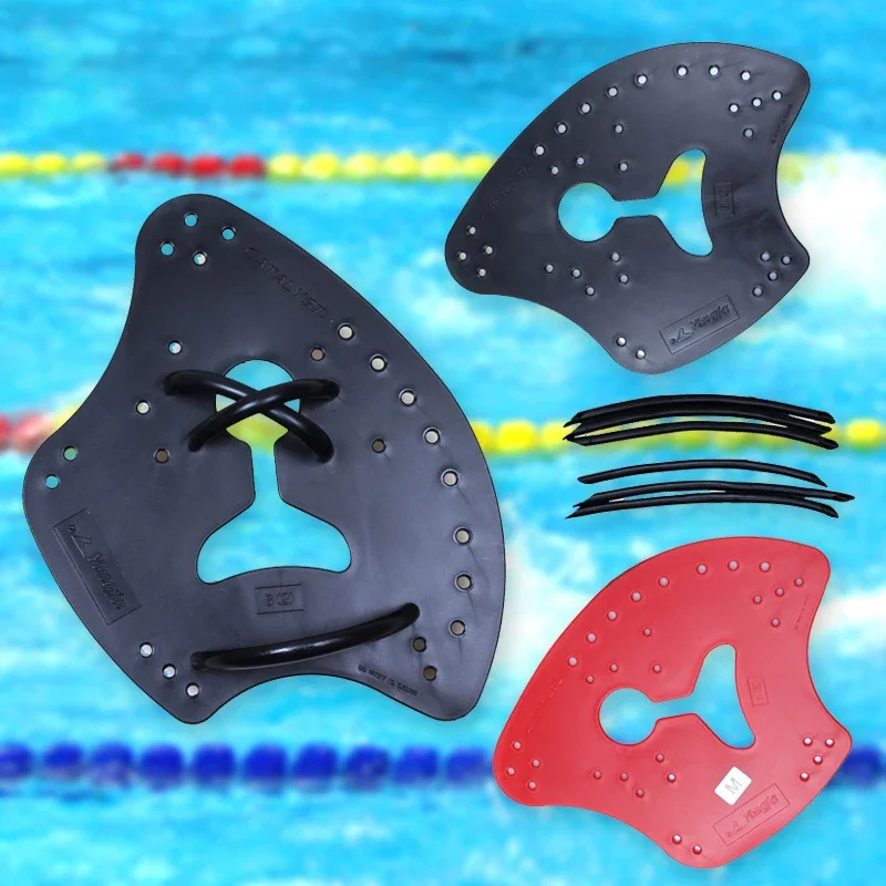 1 пара лопатка для плавания регулируемый ПВХ рука Перепончатые перчатки ручной