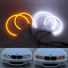 Ультра яркий светодиодный Ангельские глазки Halo Кольцо Комплект Дневной светильник для BMW 3 серии E46 316i 318i 320d 323i 328i 330i 325xi 330d 330xi 1998-05