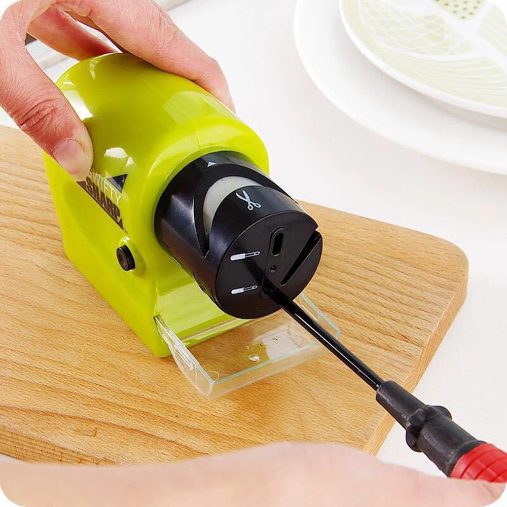 

Multifunction Electric Knife Sharpener Motorized Kitchen Knife Grinder Sharpening Stone Automatic Knife Ginder Accessories