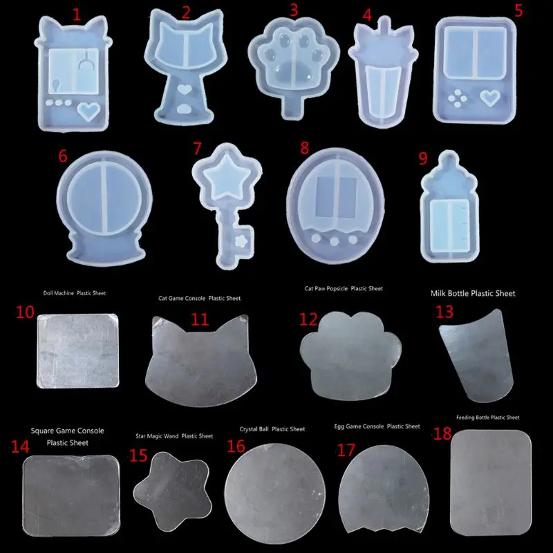 Quicksand Кот лапа игровая консоль эпоксидная смола силиконовая форма ювелирные