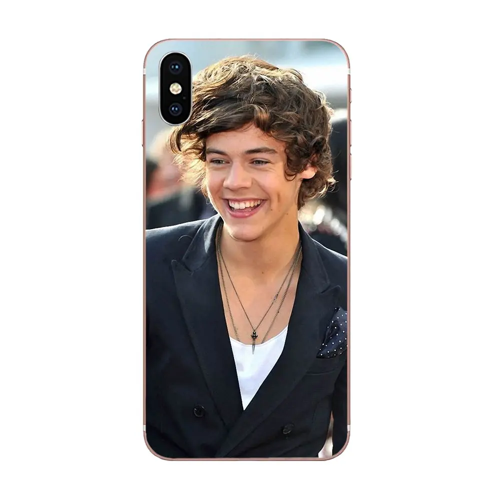 Чехол для телефона из ТПУ Apple iPhone 4 4s 5 5C 5S SE 6 6S 7 8 Plus X XS Max XR 1d Harry Styles One Direction Cute |