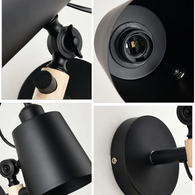 Creative Kitchen Aisle LED Wall Light Fixtures Wood Folding Lamp Sconce Dining Living Room Bedroom Foyer Home Lighting | Освещение