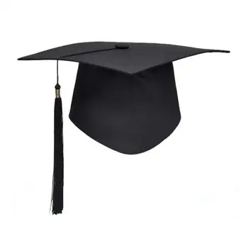 High Quality Adult Bachelor Graduation Caps With Tassels For Graduation Ceremony Party Supplies