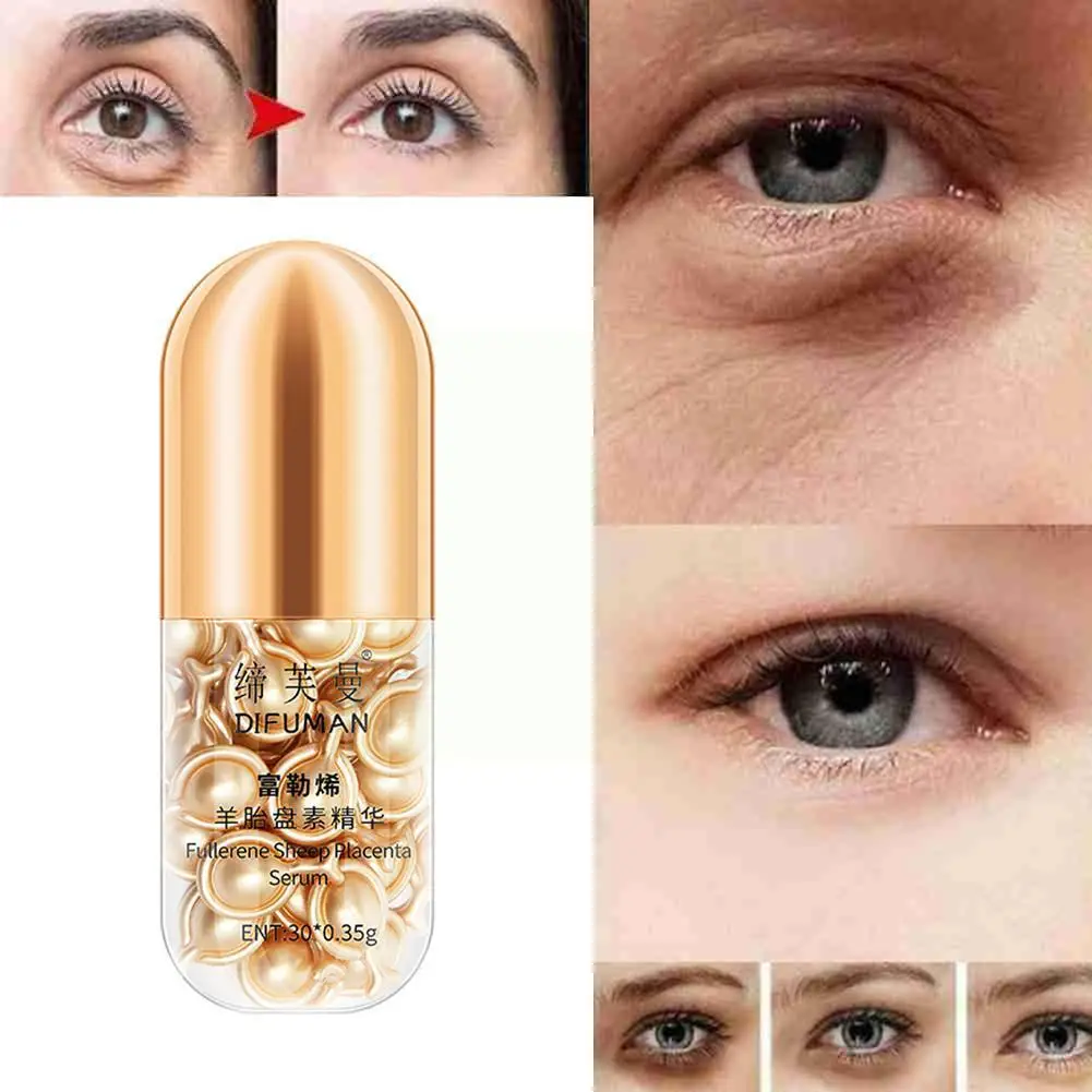 

Anti-aging Caviar Polypeptide Capsule Essence Moisturizing Fading Placenta Capsule Wrinkle Essence A0b5