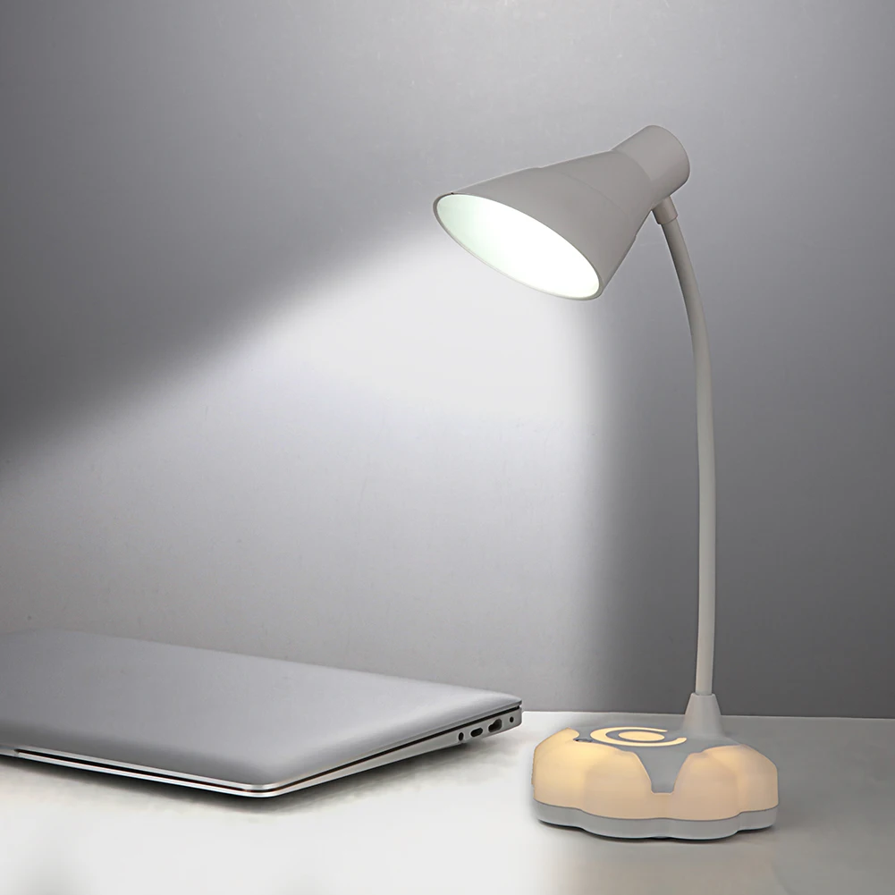 

Светодиодный сенсорный Складная Настольная лампа 2,8 W USB Перезаряжаемые чтение светильник 3 уровня интенсивности Управление энергосберегаю...