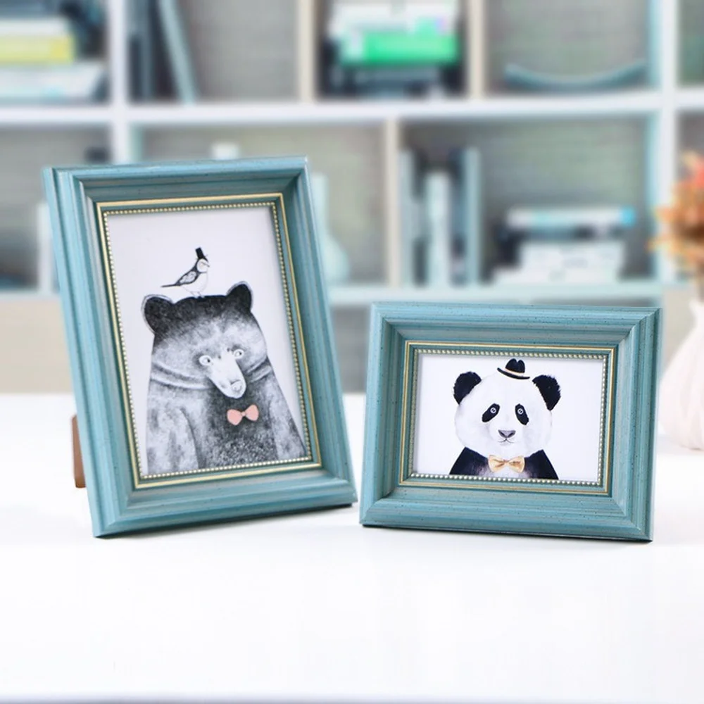 

Retro style European style wedding photo frame 4 5 6 7 8 10 inch A4 picture frame set up wall wholesale