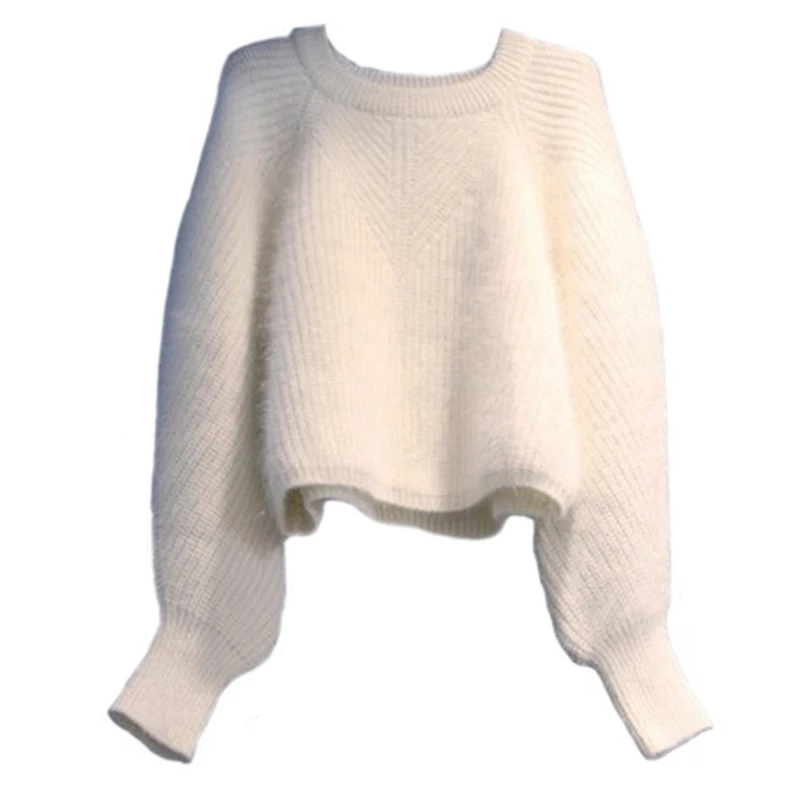 

2020 new sweater sweater women autumn winter coat loose top Korean version short matching base shirt