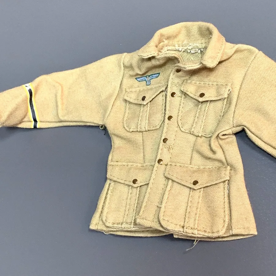 Униформа масштаба 1/6 пустыня Второй мировой войны немецкий Дак Afrika корпус куртка