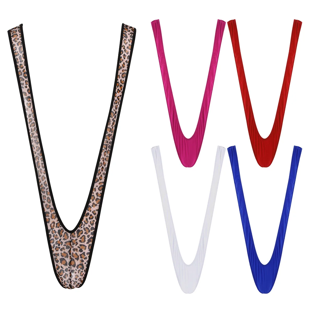 Цельный купальник мужские Манкини стринги эластичный V-образный открытый