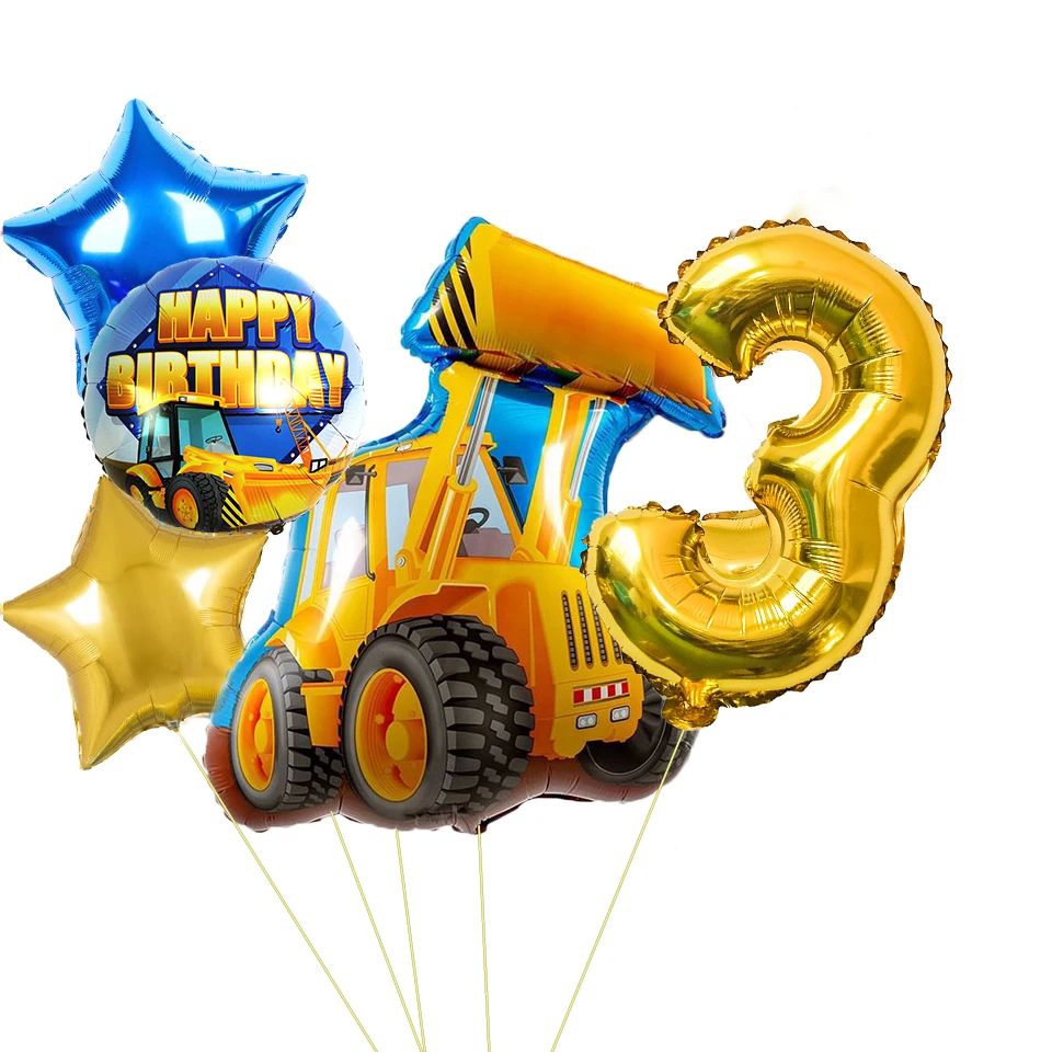 

Набор воздушных шаров из фольги 1-9, 5 шт.