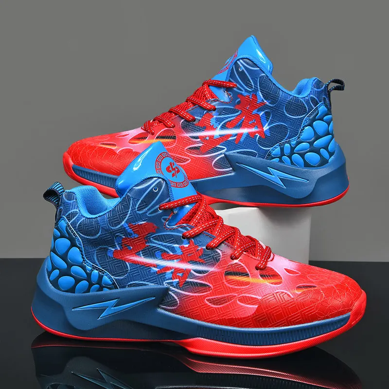 Brand Men’s Basketball Shoes Spring 2021 New Fashion Anti slip Mens Basketball Sneakers Proffessional Gym Training Shoes Men
