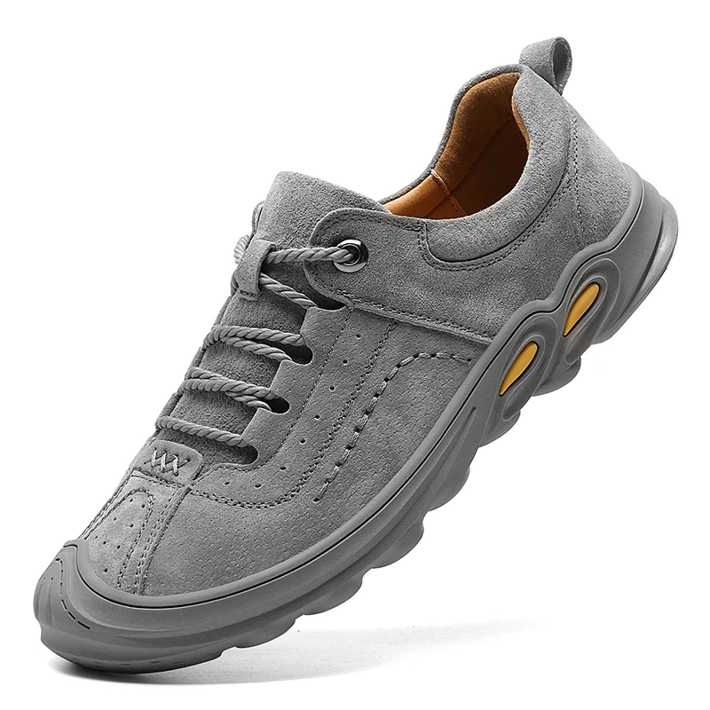 

Size 38-46 Fashion Sneakers Men's Casual Shoes Luxury Suede Mens Shoes Outdoor Walking Breathable Male Footwear Non-Slip Leisure