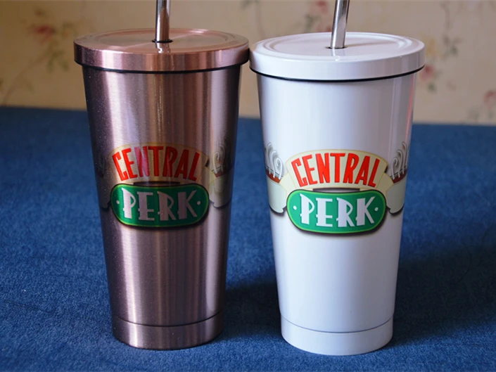 С героями телесериала Друзья серии Central perk Нержавеющая сталь Кофе Чай кружка с