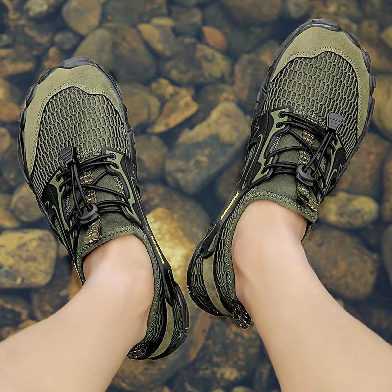 

Unisex Outdoor Multifunctional Sports Shoes Fashion Thick-soled River Wading Shoes Swimming Shoes Hiking Shoes Fitness Shoes 46