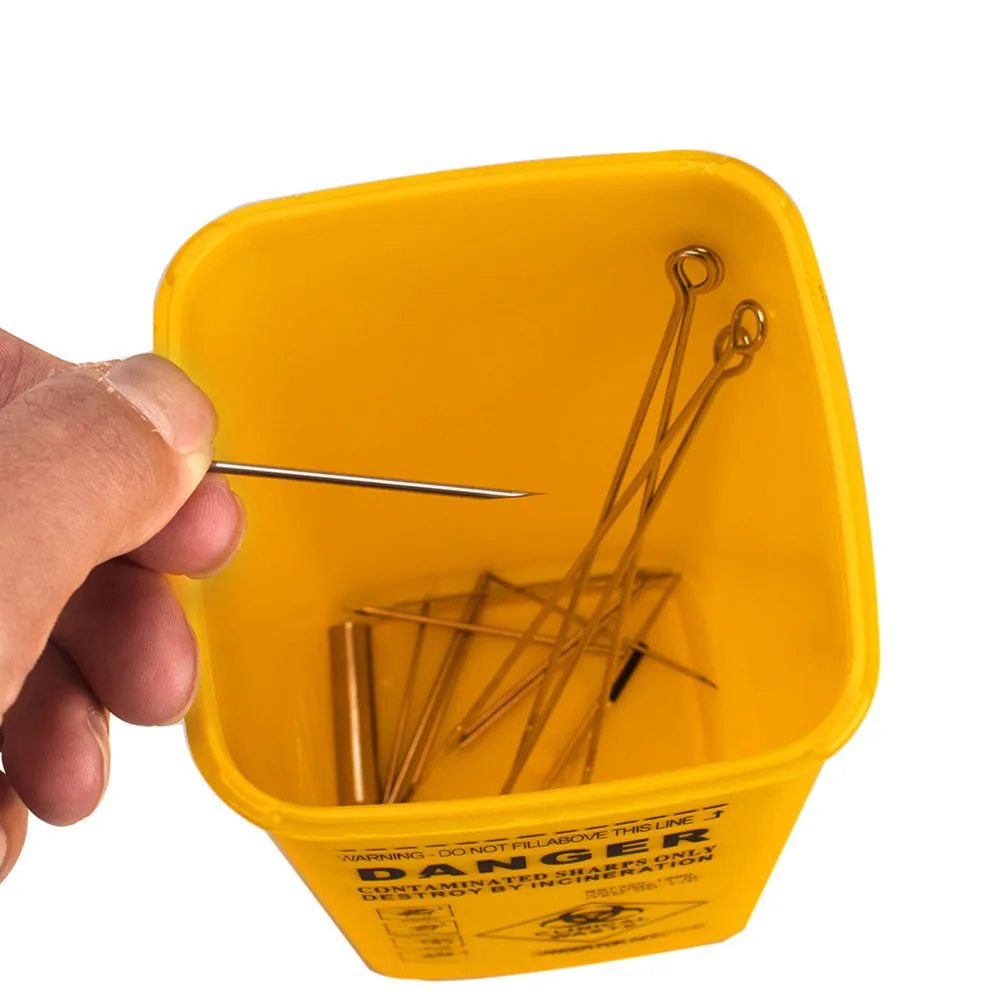 Портативный пластиковый контейнер для татуировок 1л с откидной крышкой макияжа