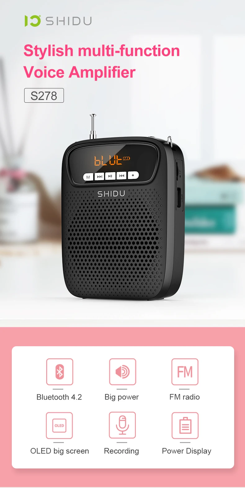 fio microfone gravação áudio fm rádio aux
