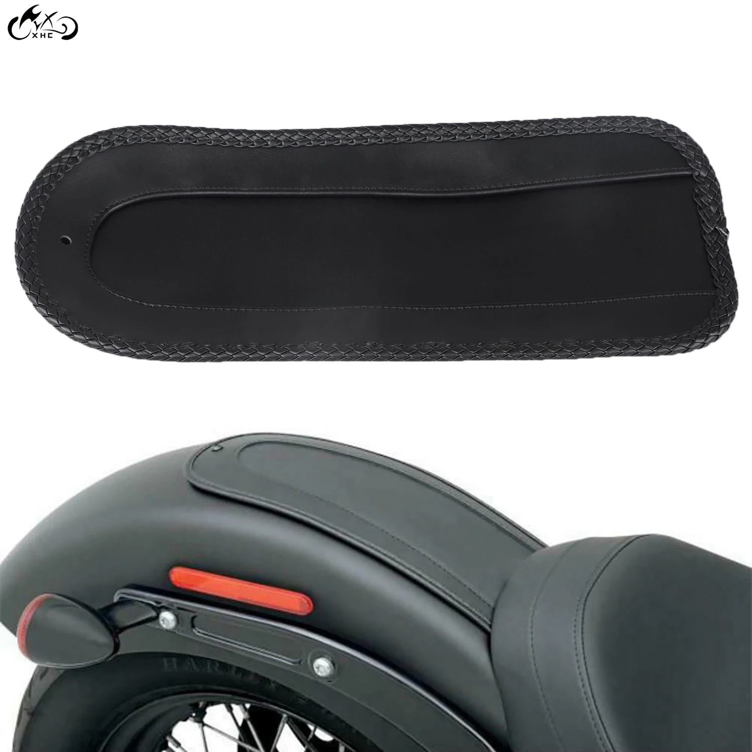 Мягкое заднее крыло для мотоцикла нагрудник Соло Harley Softail FXST FXSTD Electra Tour Glide FLH FLHC FLT