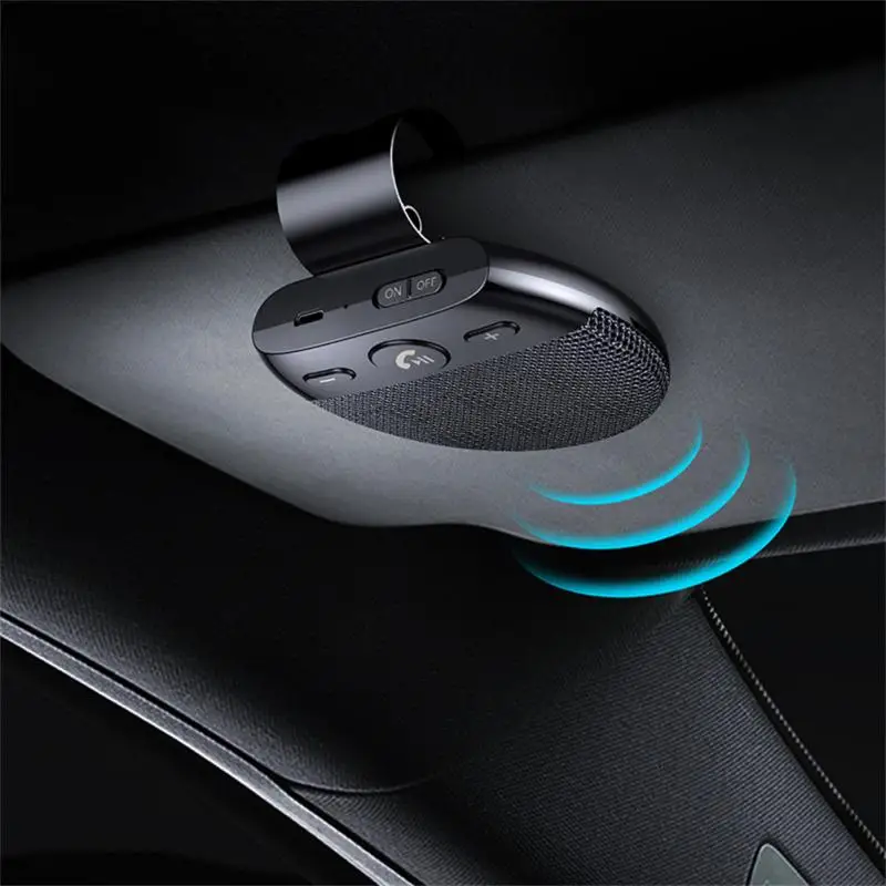 

SP11 Car Bluetooth Compatible Handsfree Wireless Car Phone Mounted On Sun Visor High-definition Voice Driving Phone Call Speaker