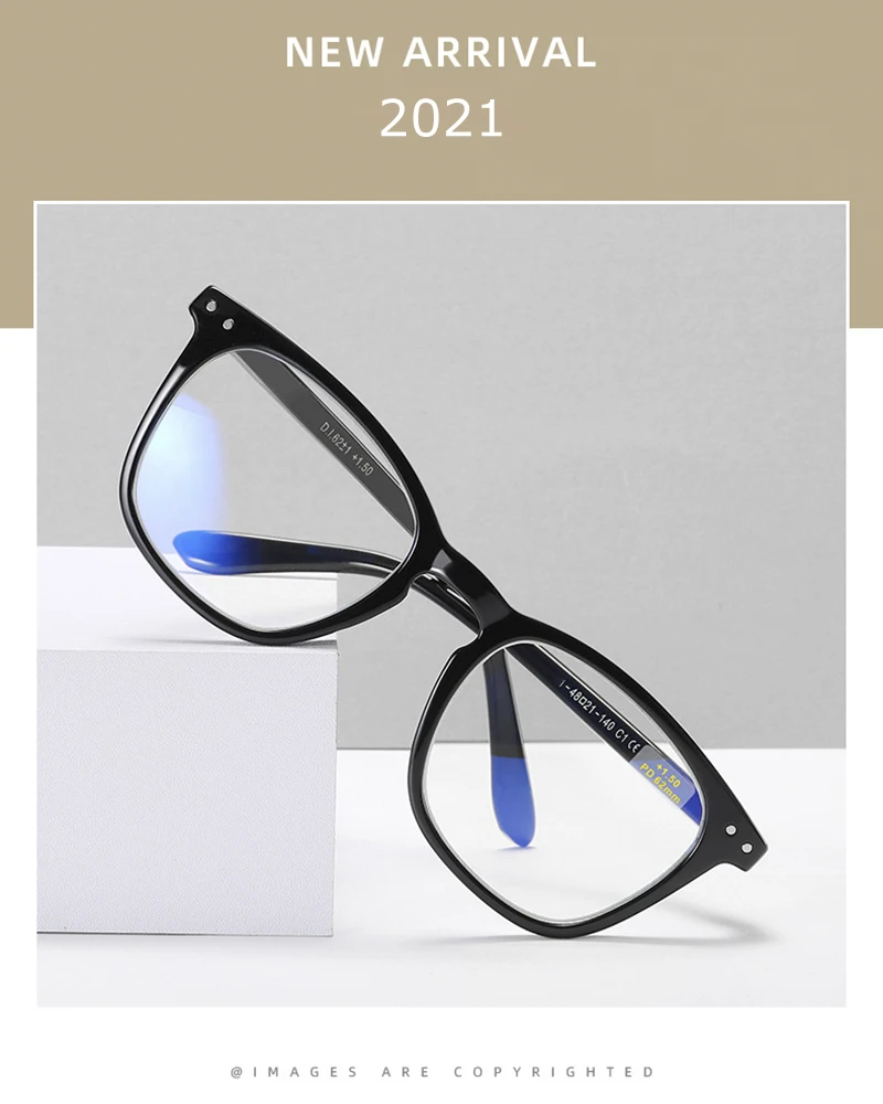 CRIXALIS Platz Lesebrille Für Frauen Männer Jahrgang Rezept Myopie Presbyopie Brillen Computer Brille Männlich Weiblich – Detail 3