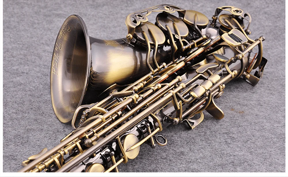 Высококачественный фирменный альт-саксофон Addie Mark VI имитация антикварной меди