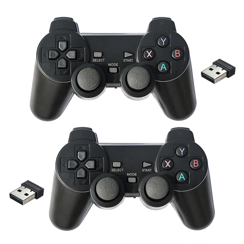 Беспроводной игровой контроллер 2 4G геймпад джойстик для ПК и ноутбука PS3 ТВ