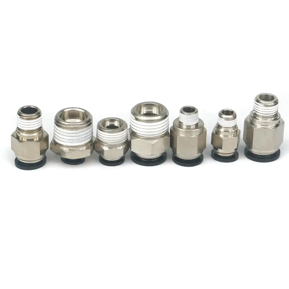 5 шт подходит для 5/32 &quot1/4" 5/16 &quot3/8" 1/2 трубки O.D-1/8 "" NPT Мужской прямой
