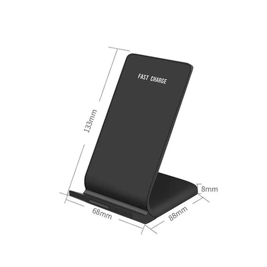 Qi Wireless Charger Induction Charging Docking Station Chargeur Bamboo Wood Charger Station For Iphone Xiaomi mi 9T Huawei P30