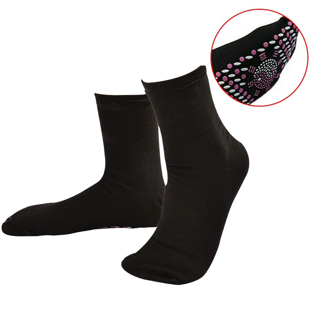 

1Pair Men's and Women's Magnetic Therapy Self-heating Magnetic Socks Comfortable Breathable Winter Ski Self-heating Sports Socks