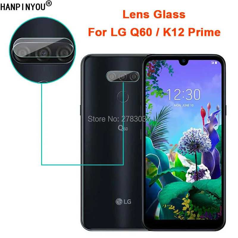 Прозрачная ультратонкая Защитная пленка для объектива задней камеры LG Q60 / K12 Prime 6