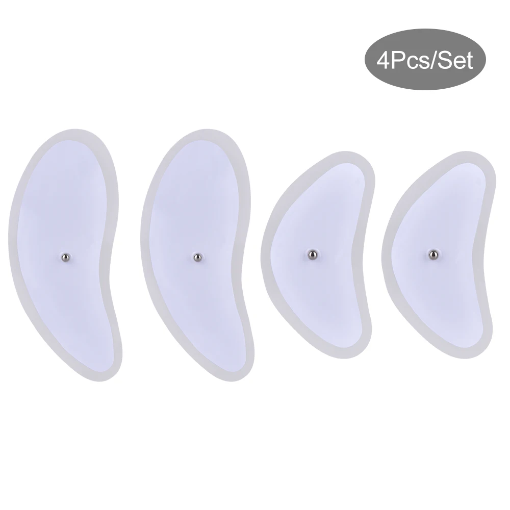 EMS Electric Slimming Face Pulse Massager Jaw Exerciser Facial Electronic Muscle Stimulation Electrode Face Cheek Patch Massager - Цвет: Only Pads