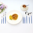 Голубой брикет Zoseil, нож из нержавеющей стали, десертный брикет, кухонная посуда, столовая посуда