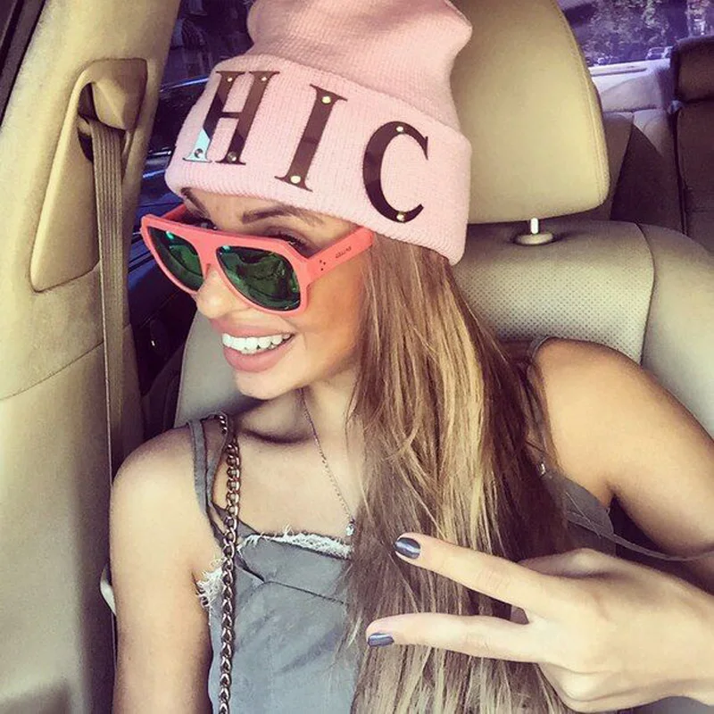 Модные шикарные вязаные шапочки с принтом зимние теплые лыжные шапки для мужчин