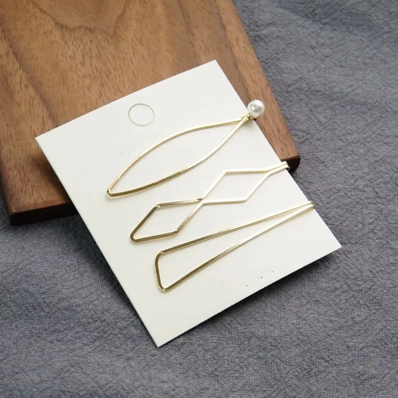 Женские металлические заколки для волос аксессуары в Корейском стиле |