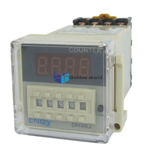 DH48JA 1-999900 Count Up Digital Counter Relay w Base AC/DC 12V 50/ 60Hz | Обустройство дома