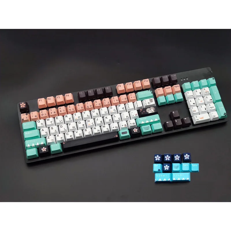 

Okita Souji Keycap OEM 104 PBT Japanese Key Caps For Cherry MX Keypad