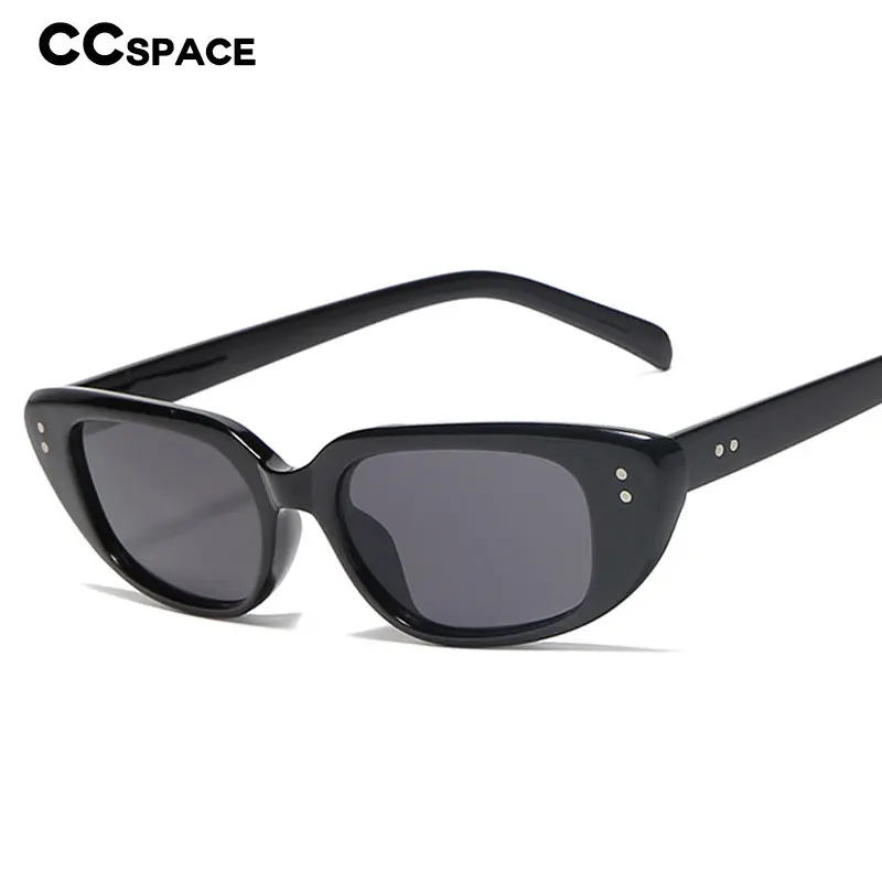 49074 кошачий глаз маленькая оправа с заклепками солнцезащитные очки мужские и